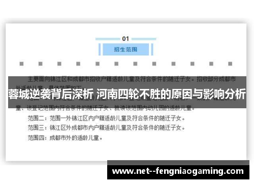 蓉城逆袭背后深析 河南四轮不胜的原因与影响分析