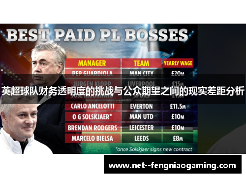 英超球队财务透明度的挑战与公众期望之间的现实差距分析